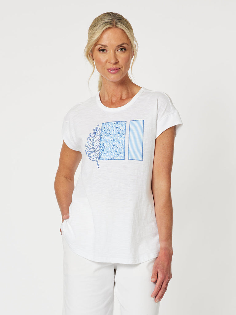 Gordon Smith Retreat Lace Top White main image 1