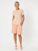 Classic Stripe Tee - Mandarine