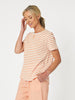 Classic Stripe Tee - Mandarine