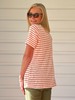 Classic Stripe Tee - Mandarine