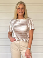 Classic Stripe Tee - Natural