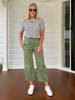 Hudson Wide Leg Crop Jean - Fern