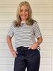 Classic Stripe Tee - Navy