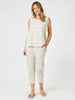Patio Stripe Print Tank - Natural