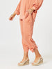 Lux Tab Side Button Pant - Sunset