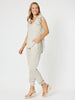 Traveller Luxe V-neck Top - Champagne