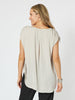 Traveller Luxe V-neck Top - Champagne