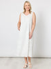 Emanuella Sleeveless Dress - Ivory