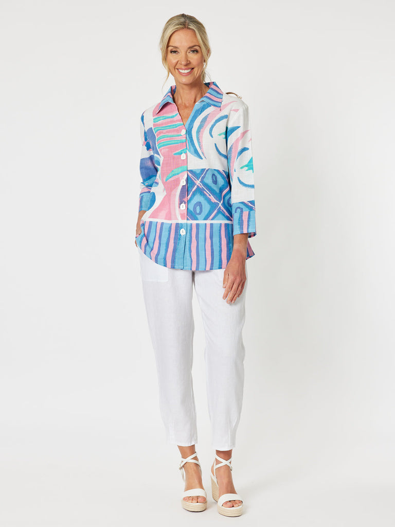 Gordon Smith Monaco Shirt in Sardinia Blue main image 0