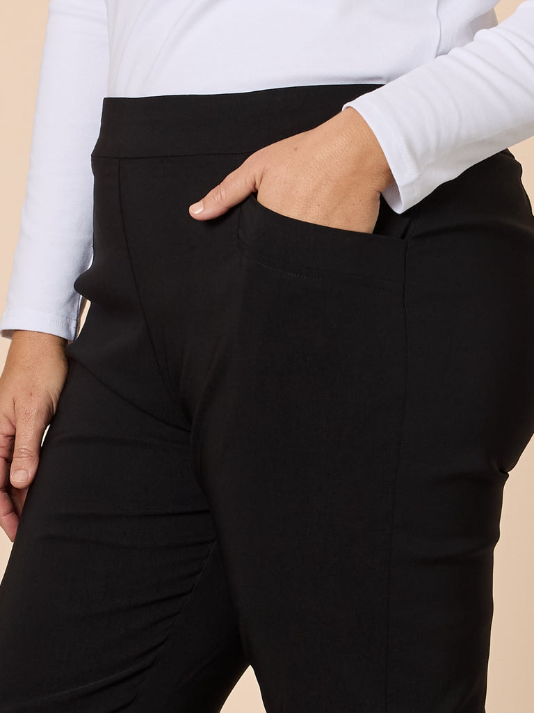 Harbour Slim Leg Pant - Black gordon smith