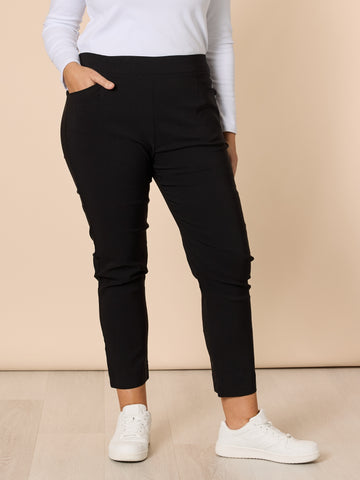 Harbour Slim Leg Pant - Black gordon smith