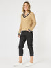 Oxford Cable Knit Jumper - Caramel
