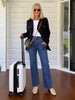 Hudson Wide Leg Jean - Blue Wash