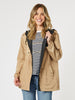Highland Hooded Reversible Jacket - Caramel/Black