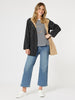 Highland Hooded Reversible Jacket - Caramel/Black