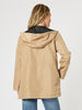 Highland Hooded Reversible Jacket - Caramel/Black
