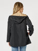 Highland Hooded Reversible Jacket - Caramel/Black