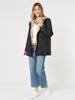 Highland Hooded Reversible Jacket - Caramel/Black
