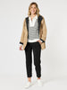Highland Hooded Reversible Jacket - Caramel/Black