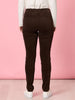 Harper Slim Leg Cord Pant - Coffee
