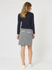 Sorrento Stripe Skirt - Navy/White