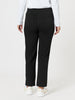 Sport Straight Leg Ponte Pant - Black