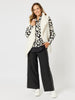 Casablanca Floral Shirt - Black/Chalk