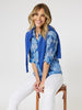 Marine Print Shirt - Blue