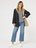 Saint Tropez Stripe Print Long Sleeve Tee - Black/White