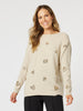 Hearts Rib Knit-Natural - Hammock & Vine