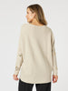 Hearts Rib Knit-Natural - Hammock & Vine