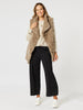 Hearts Rib Knit-Natural - Hammock & Vine