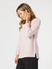 Chic Rib Knit Top - Blush