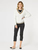 Diamond Print Pant - Black/White
