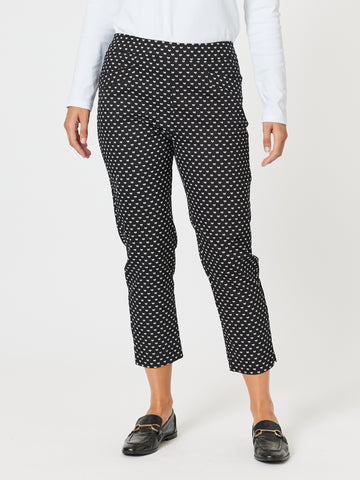 Pretty Bow Pant - Black/White