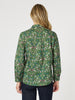 Liberty Floral Print Shirt - Khaki