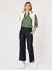 Liberty Floral Print Shirt - Khaki