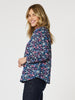 Liberty Floral Shirt - Navy