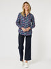 Liberty Floral Shirt - Navy