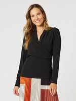 Opera Cross Front Top - Black