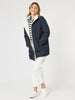 Bowral Reversible Puffer Jacket - Ivory/Navy