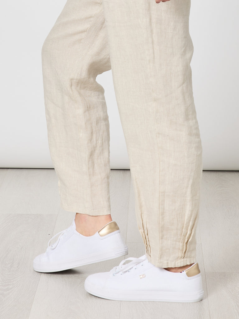 Lino Tapered Pant - Natural