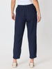 Lino Tapered Pant - Navy