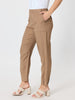 Lino Tapered Pant - Nutmeg