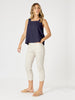 Miley Lino Cami-Navy