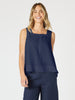 Miley Lino Cami-Navy