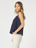 Miley Lino Cami-Navy