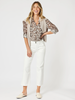 On Safari Shirt-Natural Multi
