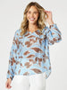 Kensington Top - Blue Koko
