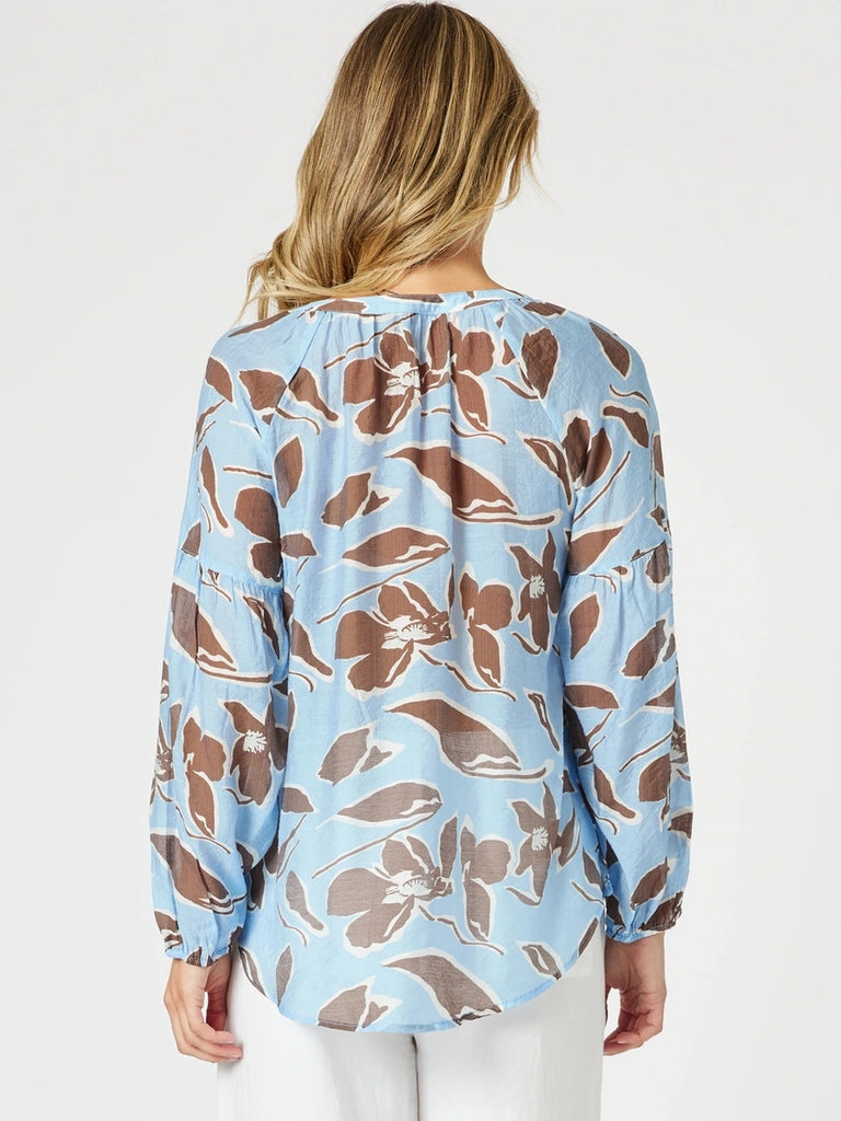 Kensington Top - Blue Koko